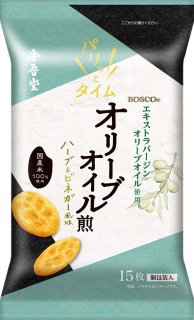 金吾堂製菓 オリーブオイル仕立ての塩せんべい ハーブ＆ビネガー風味