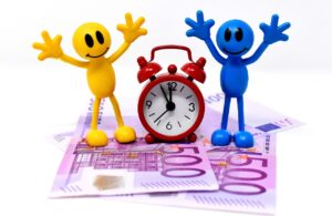 time is money, banknotes, characters