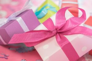 pink, gifts, boxes