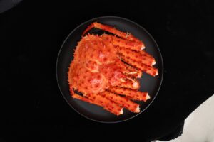 cooked frozen, king crab, seafood