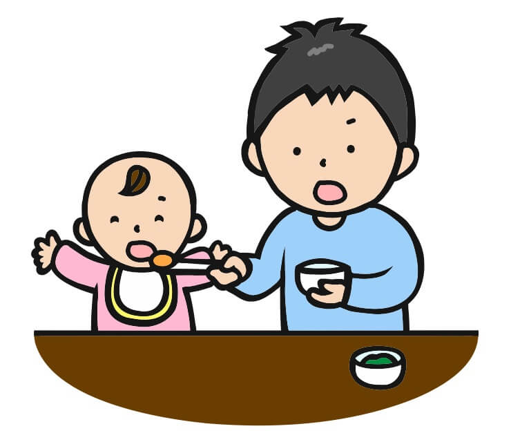 親子と離乳食